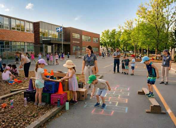 Blogue - BoussoleÉduc Le défi du jeu extérieur en garde scolaire