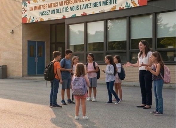 Un immense MERCI aux équipes de la garde scolaire !
