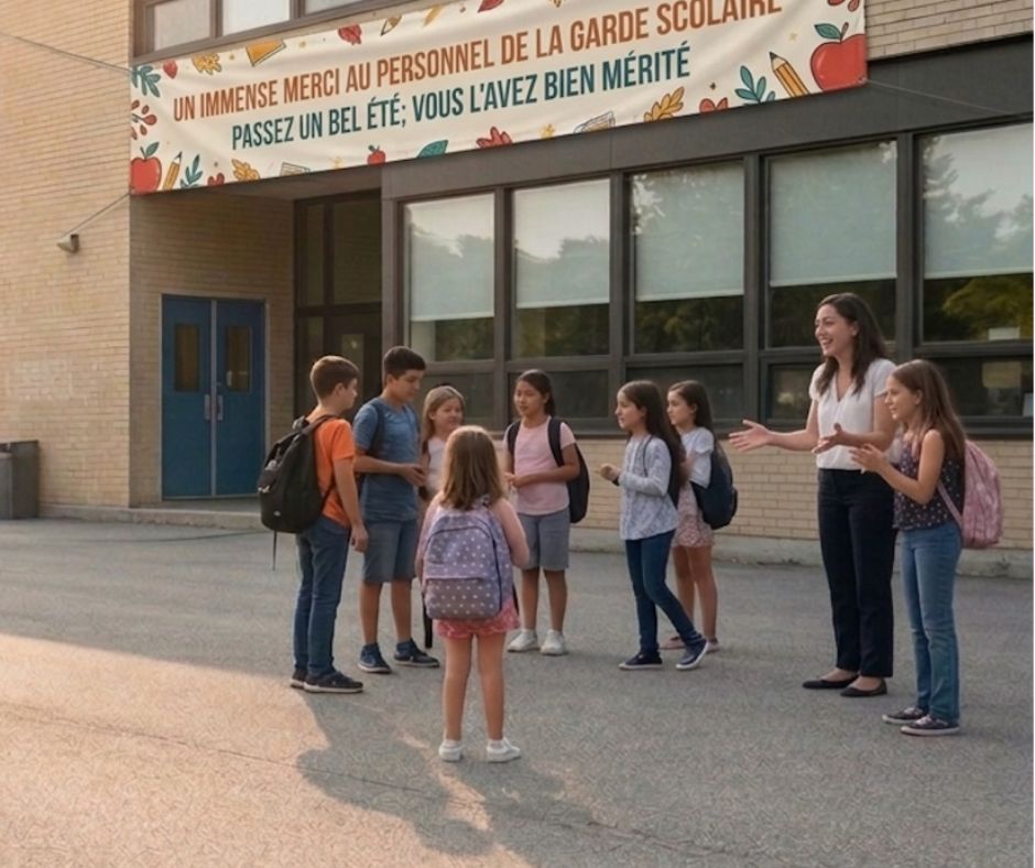 Un immense MERCI aux équipes de la garde scolaire